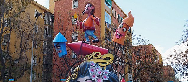 Foto de la falla De Orient a Ponent