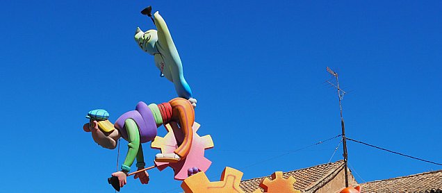 Foto de la falla Mamprenedors