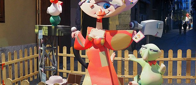 Foto de la falla Alta Veu