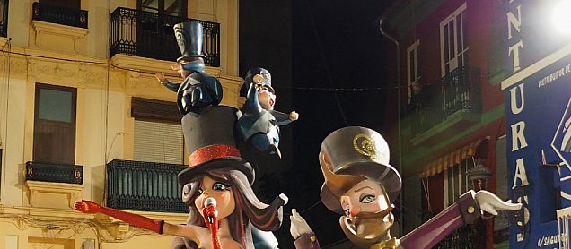 Foto de la falla ¡Música Mestre!
