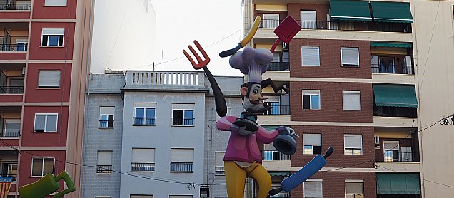 Foto de la falla Embafaments