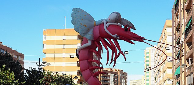 Foto de la falla L´Aperitiu