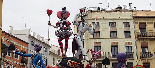 Foto de la falla Pokerface