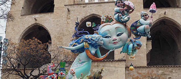 Foto de la falla A la Lluna de Valéncia