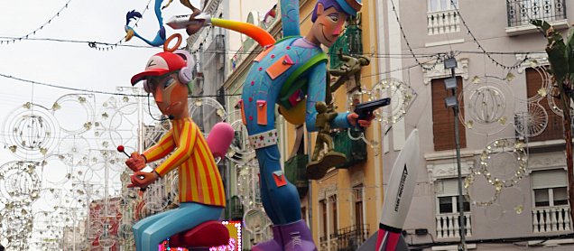 Foto de la falla ¡a la Batalla!