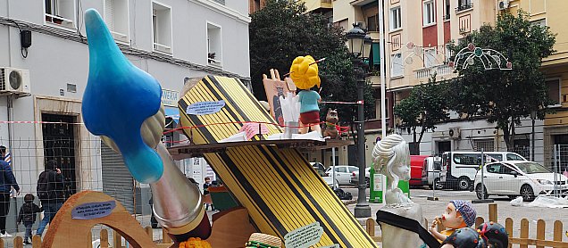 Foto de la falla Racó D´Art