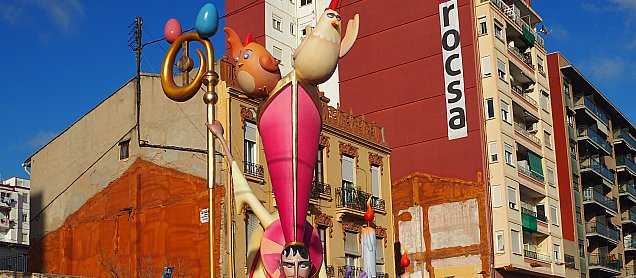 Foto de la falla Aixina de Primeres