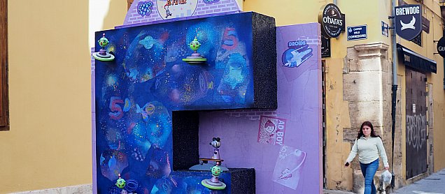 Foto de la falla Patinant El Futur