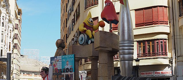 Foto de la falla Mítics I Paralímpics