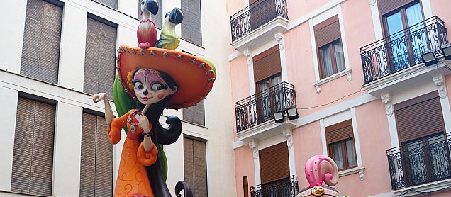 Foto de la falla ¡¡ Vixca Mèxic!!