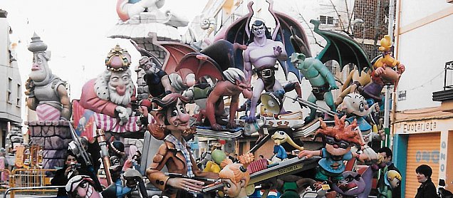 Foto de la falla Gent de Ficció