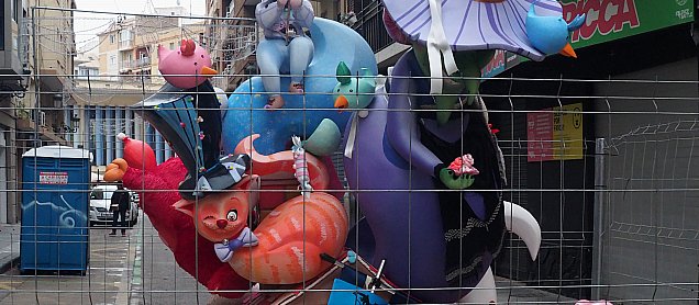 Foto de la falla Dolça Tentació