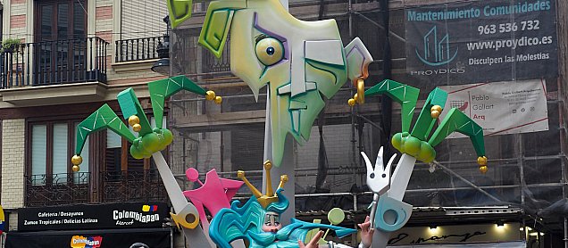 Foto de la falla Desmarcats