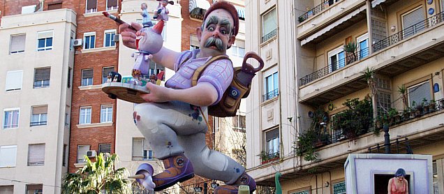 Foto de la falla Carabassa M´Han Donat