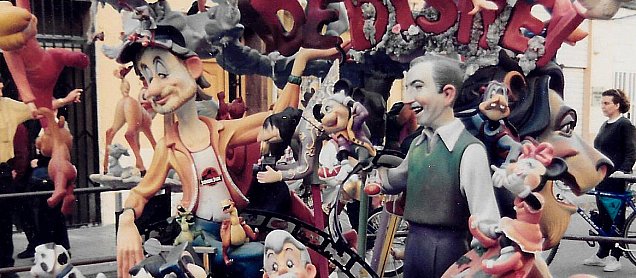 Foto de la falla L´Herència Disney