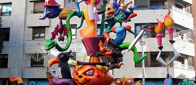 Foto de la falla ¡¡ Quina Por...queria!!
