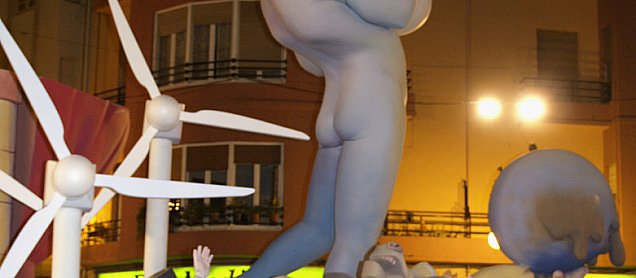 Foto de la falla Desenroll In - Sostenible