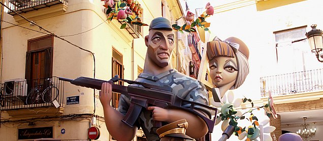 Foto de la falla Al Amor y la Guerra