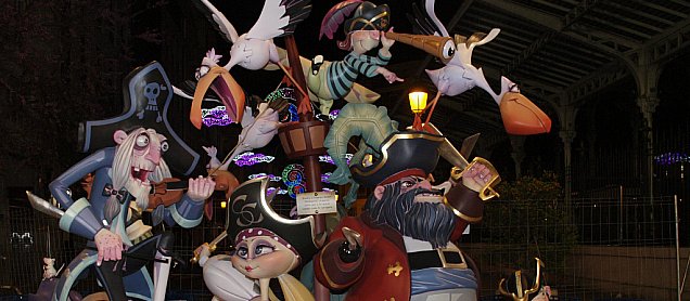 Foto de la falla En Busca del Tresor