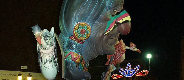 Foto de la falla Mestre Aguilar City