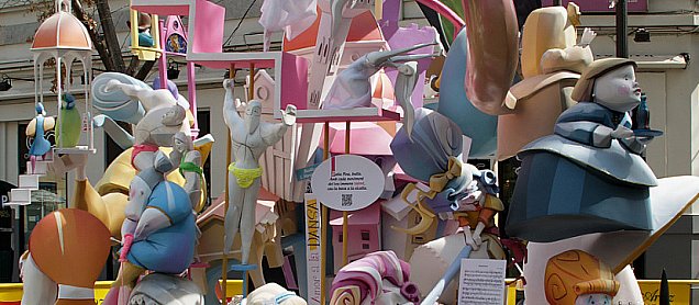 Foto de la falla Amor a Les Arts