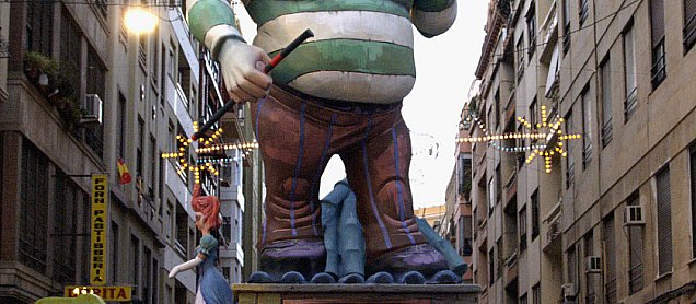 Foto de la falla Va de Lladres