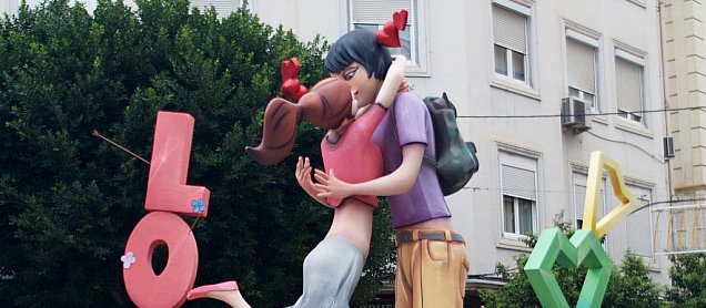 Foto de la falla És Cosa de Dos