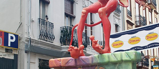 Foto de la falla Benvinguts a L´Infern