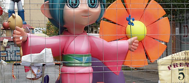 Foto de la falla La Meua Mascota Manga