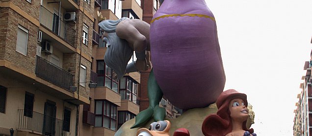 Foto de la falla Cóm Ha Canviat El Conte