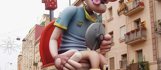 Foto de la falla A Tot Gas