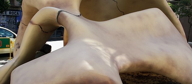 Foto de la falla Evolució I Homo