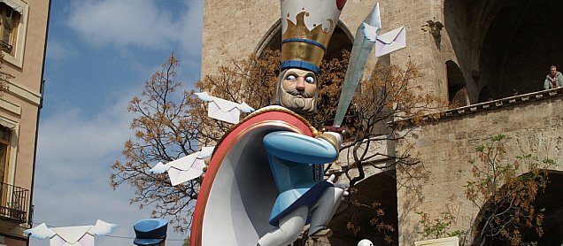 Foto de la falla A la Carta