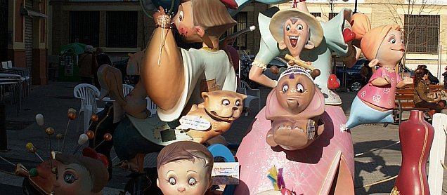Foto de la falla Quina Tela de Falla