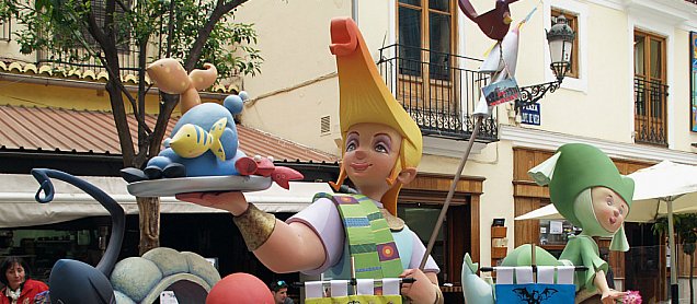 Foto de la falla Ciutat Vella