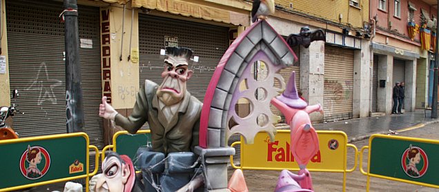 Foto de la falla Terror en Conchita