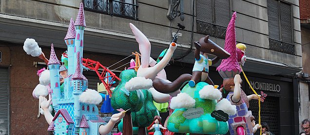 Foto de la falla El Bosc a Escena