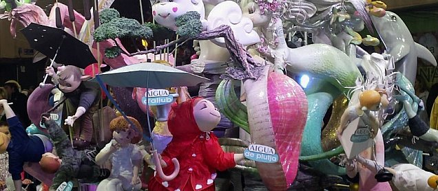 Foto de la falla Aigua