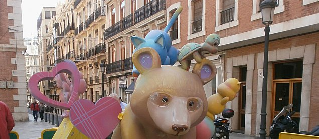 Foto de la falla No Som Joguets