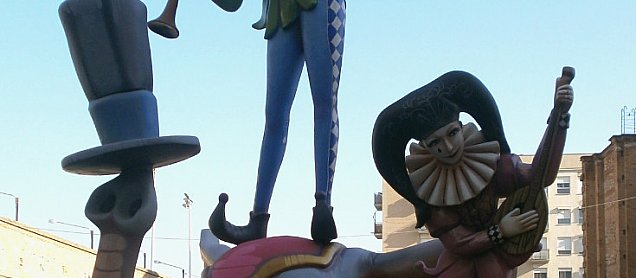 Foto de la falla El Circ de la Vida