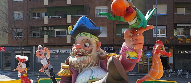 Foto de la falla Açò Va de Pirates