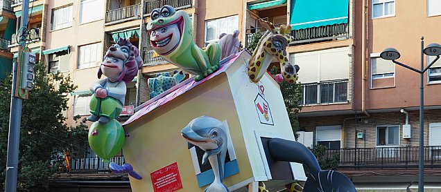 Foto de la falla Carrer Ilusió