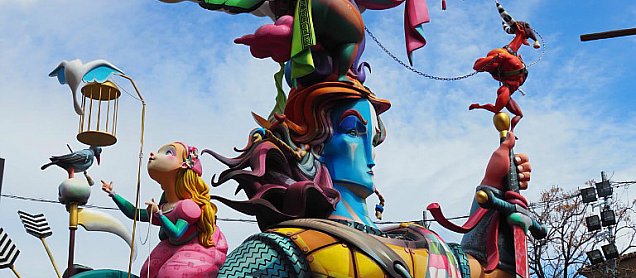 Foto de la falla ¡Llibertat!