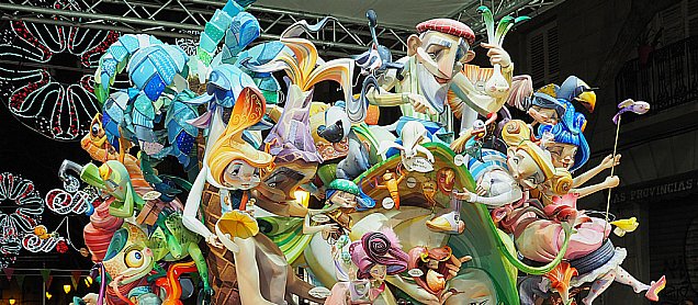 Foto de la falla Mira Dins