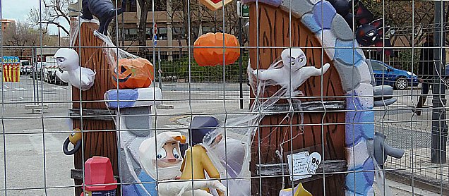 Foto de la falla Halloween