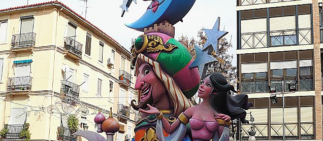 Foto de la falla Alí Babà No Té Res de Fava