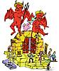 Foto de la falla Lepanto - Guillem de Castro 1998