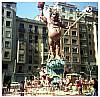 Foto de la falla Espartero - Gran Via Ramon y Cajal 1976