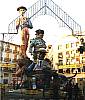 Foto de la falla Convento Jerusalen - Matematico Marzal 1999
