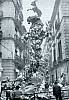Foto de la falla Pie de la Cruz - D. Juan de Villarrasa 1965